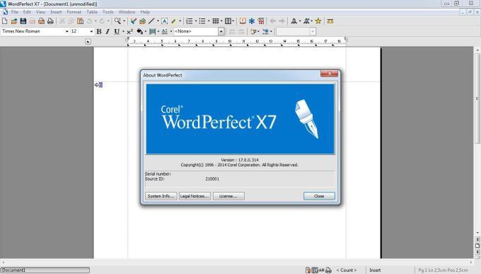 corel wordperfect office for mac